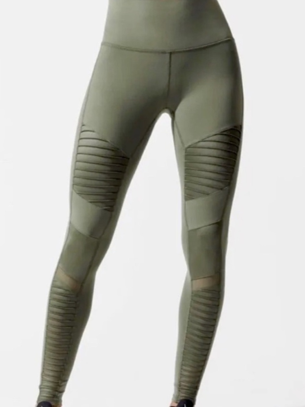ALO Yoga Olive Green Moto Leggings